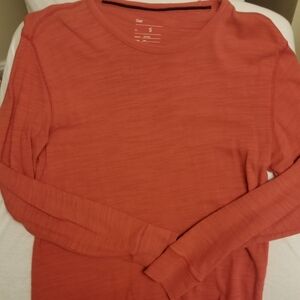 Red long sleeve Gap shirt, size small